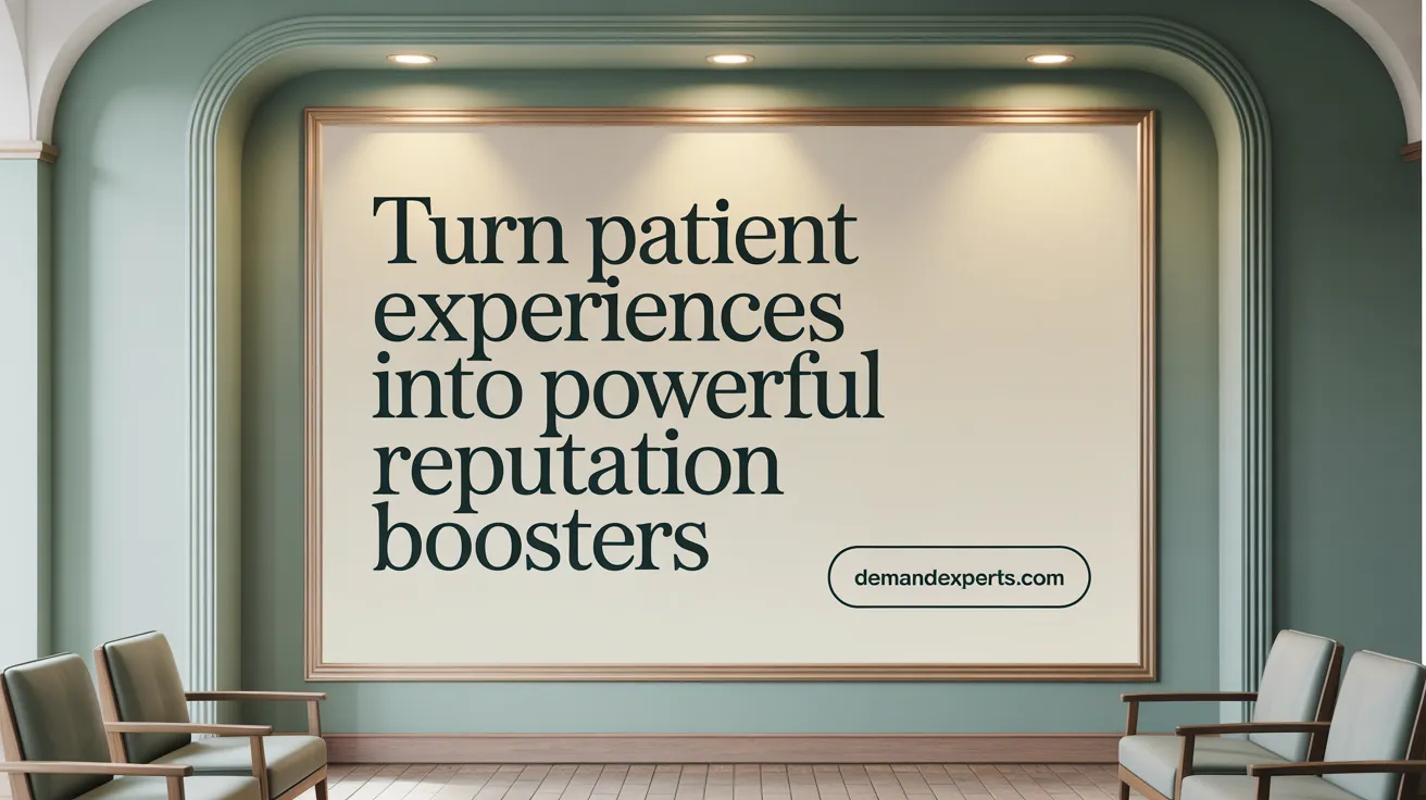 Turn Patient Experiences into Powerful Reputation Boosters
