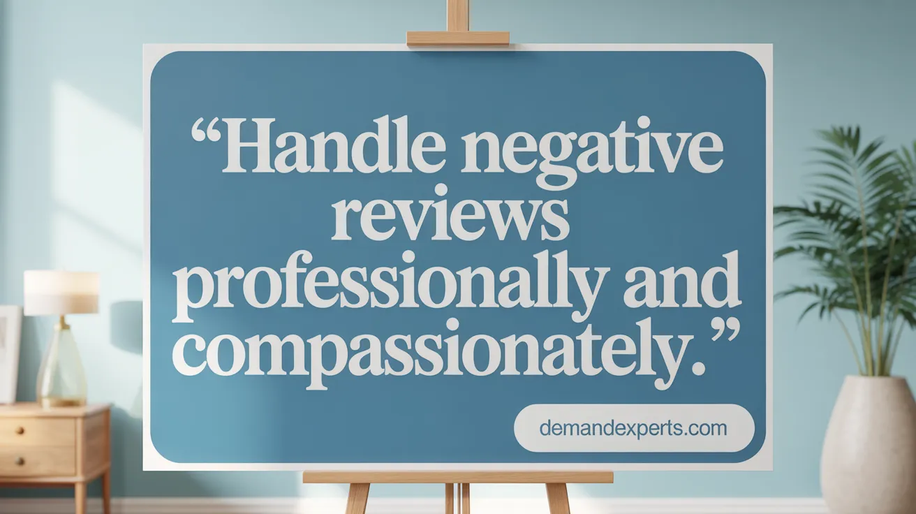 Handle Negative Reviews Professionally and Compassionately