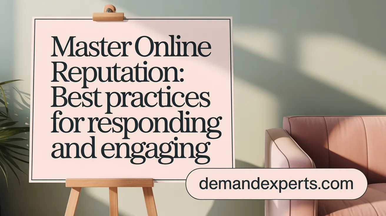 Master Online Reputation: Best Practices for Responding and Engaging
