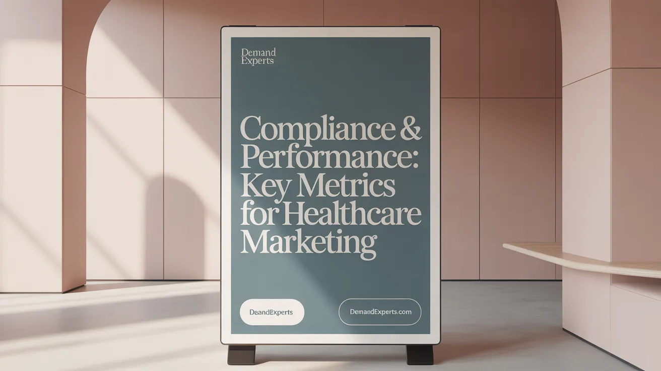 Compliance & Performance: Key Metrics for Healthcare Marketing
