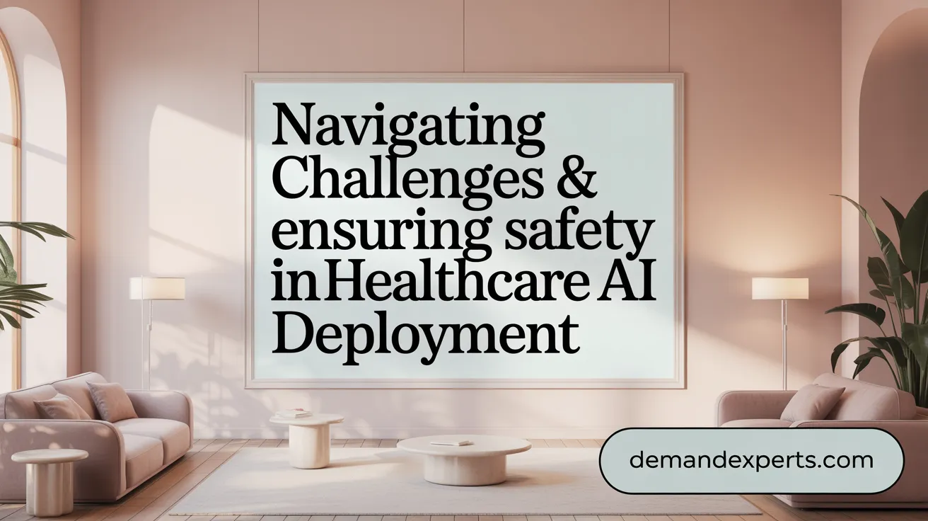 Navigating Challenges & Ensuring Safety in Healthcare AI Deployment