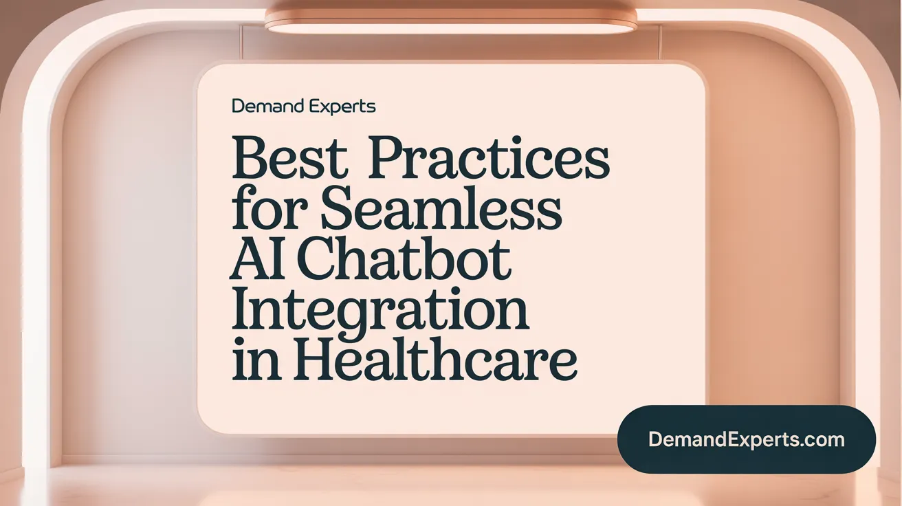 Best Practices for Seamless AI Chatbot Integration in Healthcare