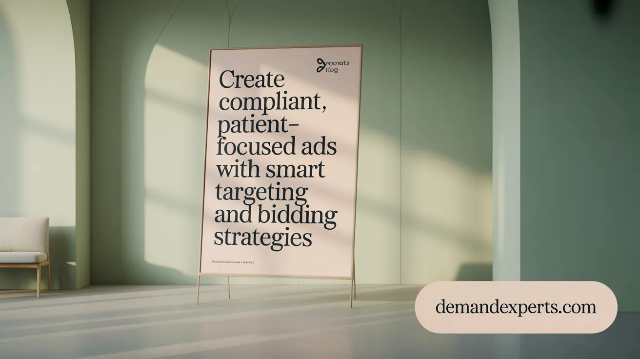 Create Compliant, Patient-Focused Ads with Smart Targeting and Bidding Strategies