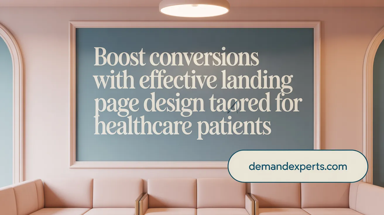 Boost Conversions with Effective Landing Page Design Tailored for Healthcare Patients
