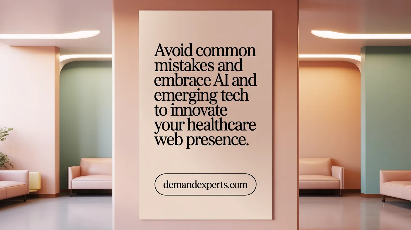 Avoid common mistakes and embrace AI and emerging tech to innovate your healthcare web presence.