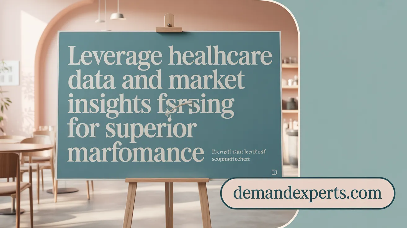 Leverage Healthcare Data and Market Insights for Superior Marketing Performance