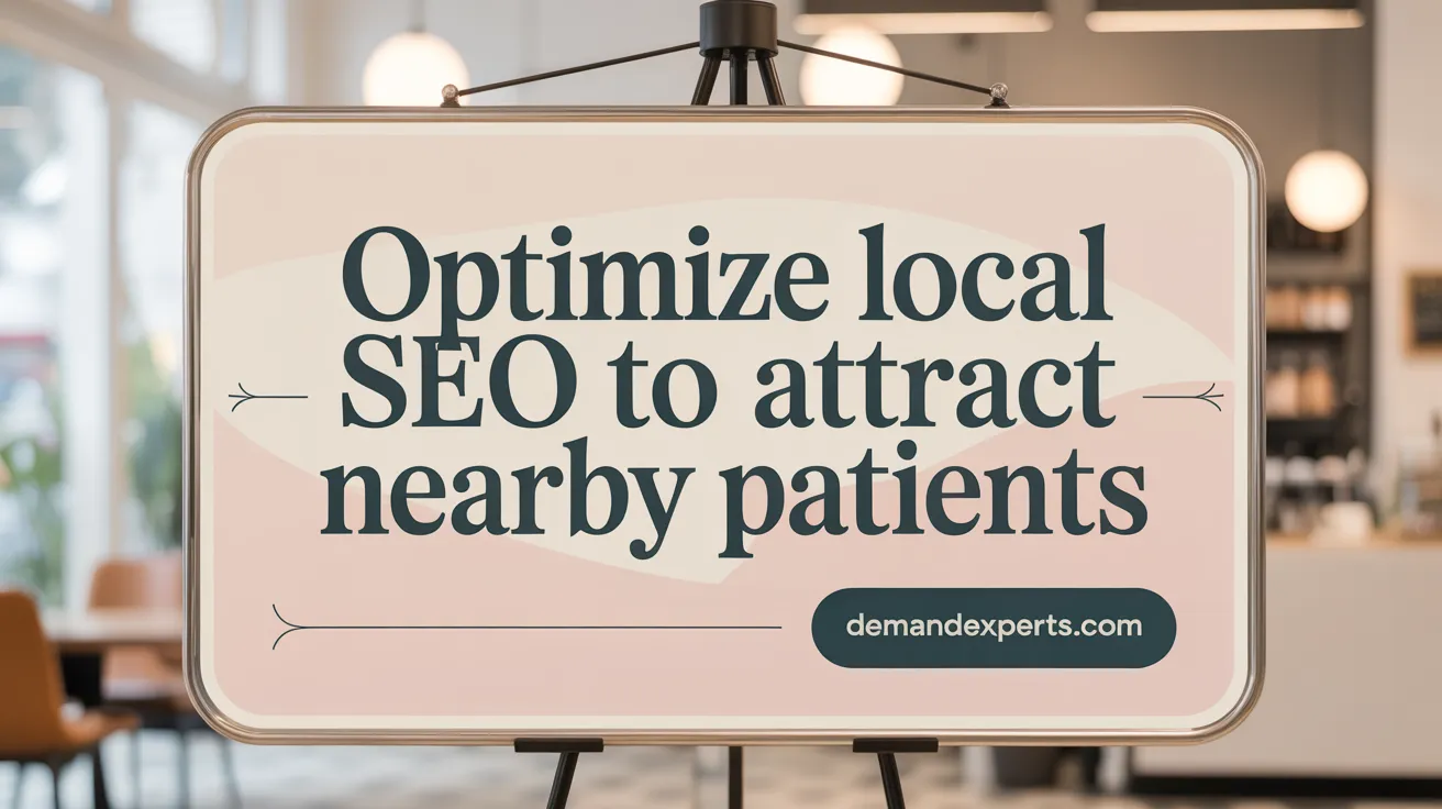 Optimize Local SEO to Attract Nearby Patients