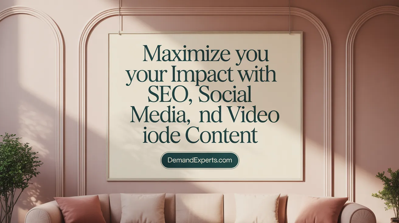 Maximize Your Impact with SEO, Social Media, and Video Content