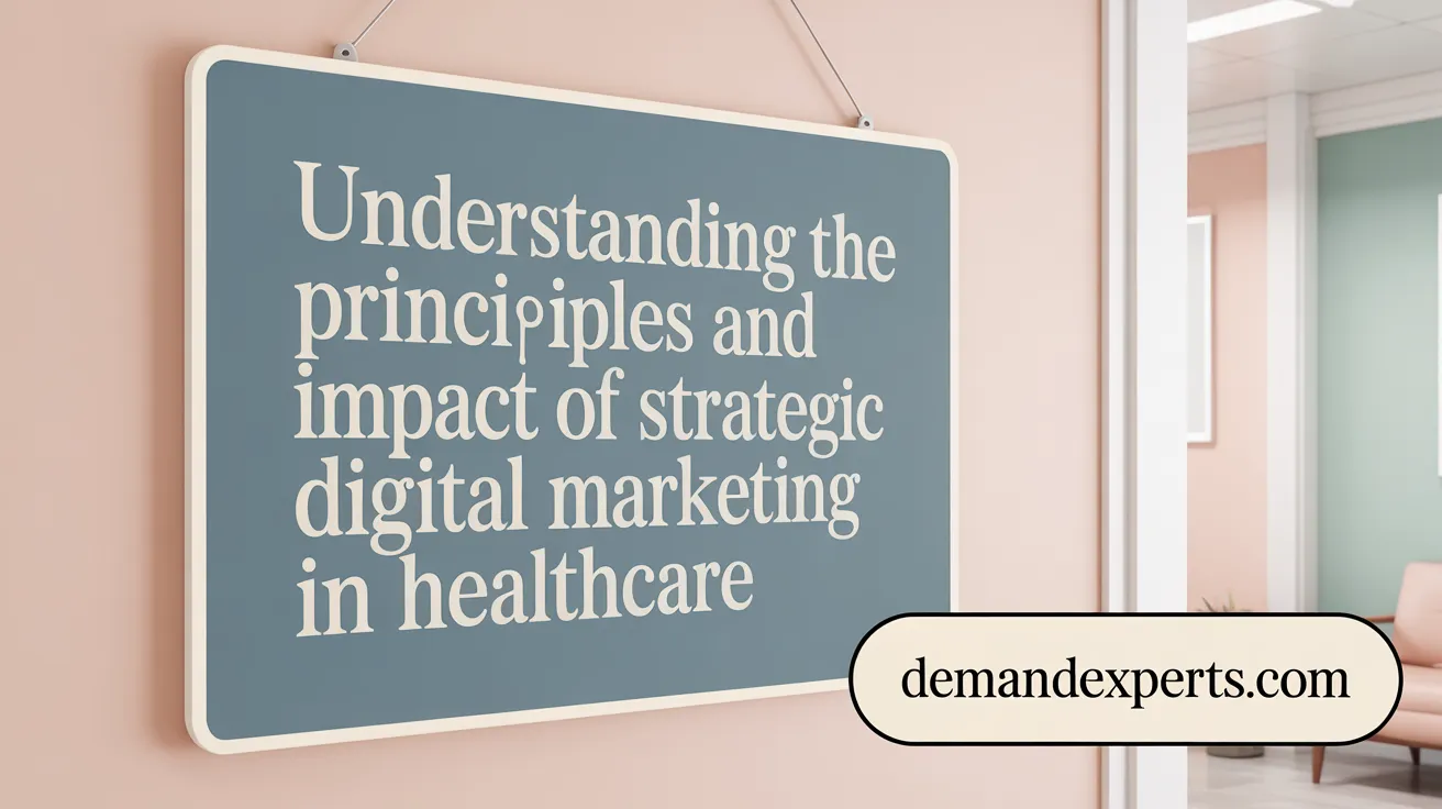 Understanding the Principles and Impact of Strategic Digital Marketing in Healthcare