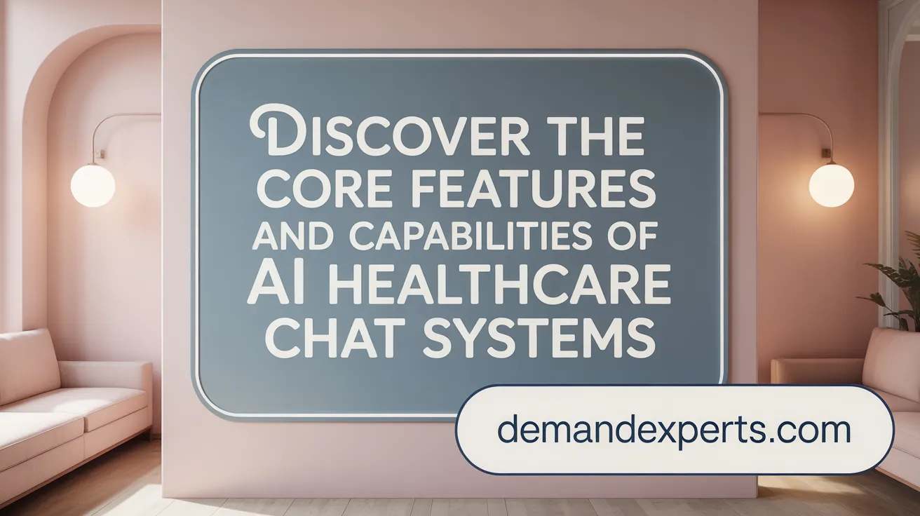 Discover the Core Features and Capabilities of AI Healthcare Chat Systems