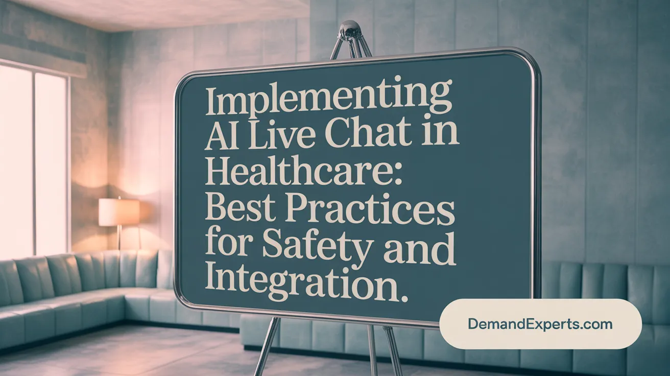 Implementing AI Live Chat in Healthcare: Best Practices for Safety and Integration