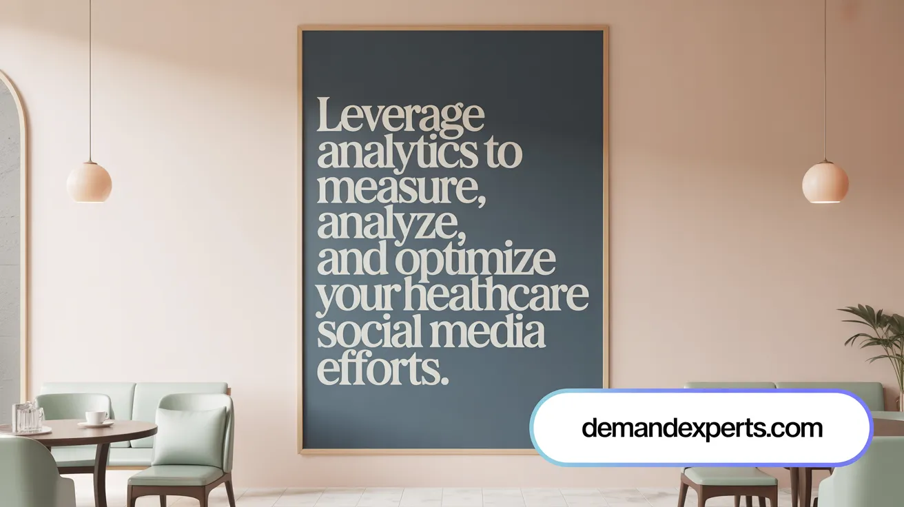 Leverage analytics to measure, analyze, and optimize your healthcare social media efforts.