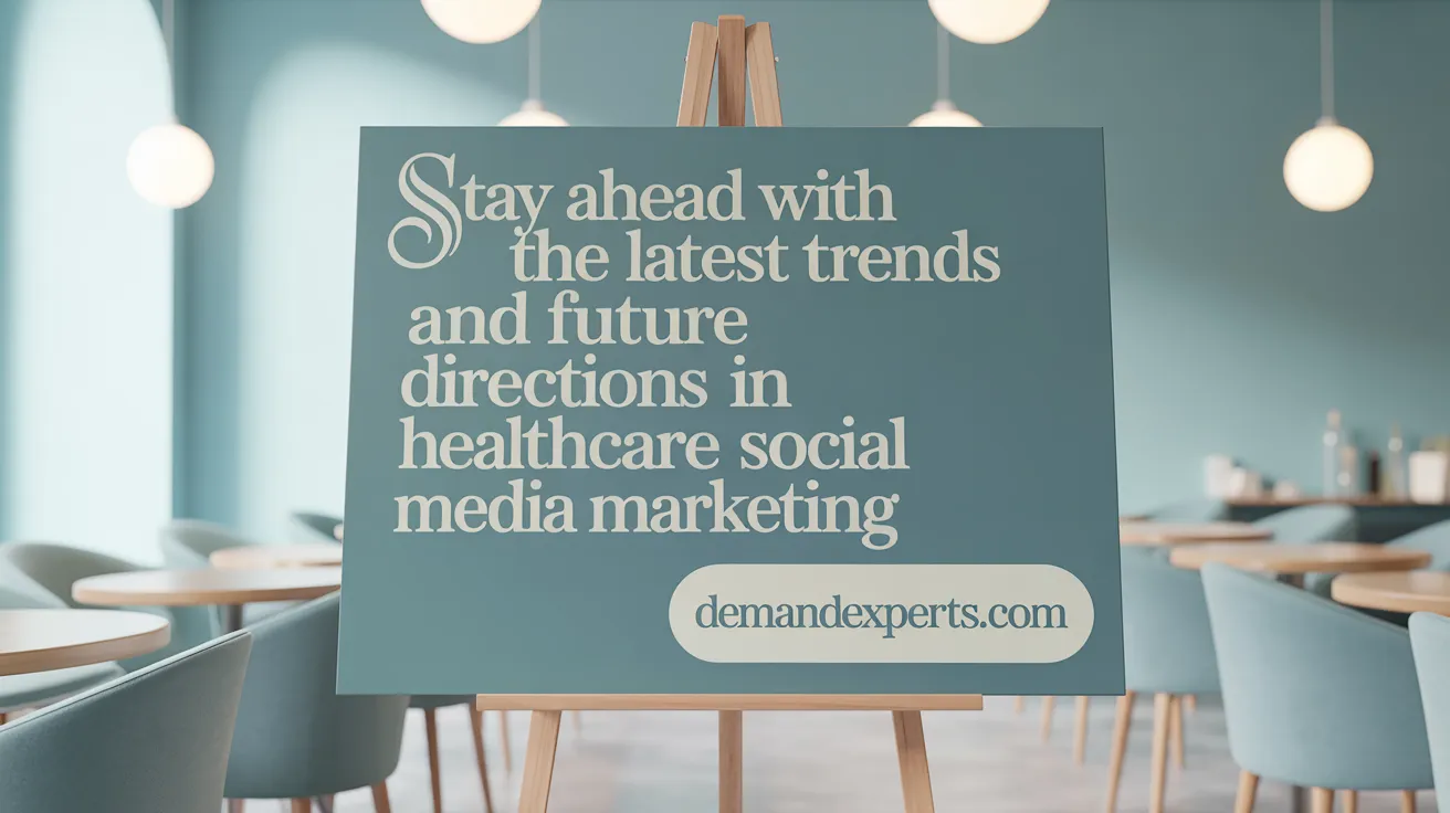 Stay ahead with the latest trends and future directions in healthcare social media marketing.