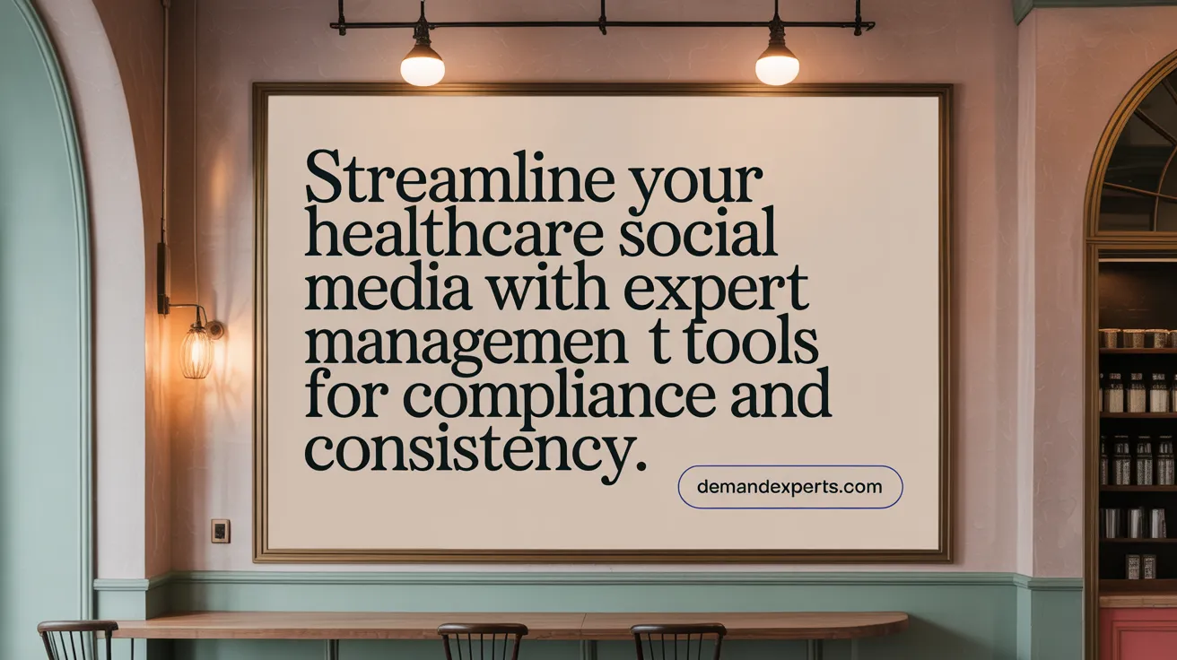 Streamline your healthcare social media with expert management tools for compliance and consistency.
