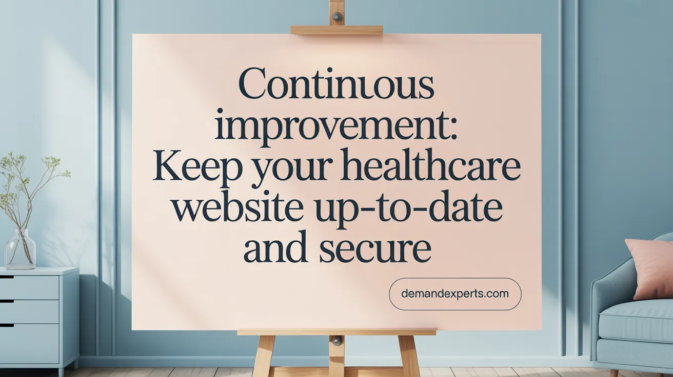Continuous Improvement: Keep Your Healthcare Website Up-to-Date and Secure