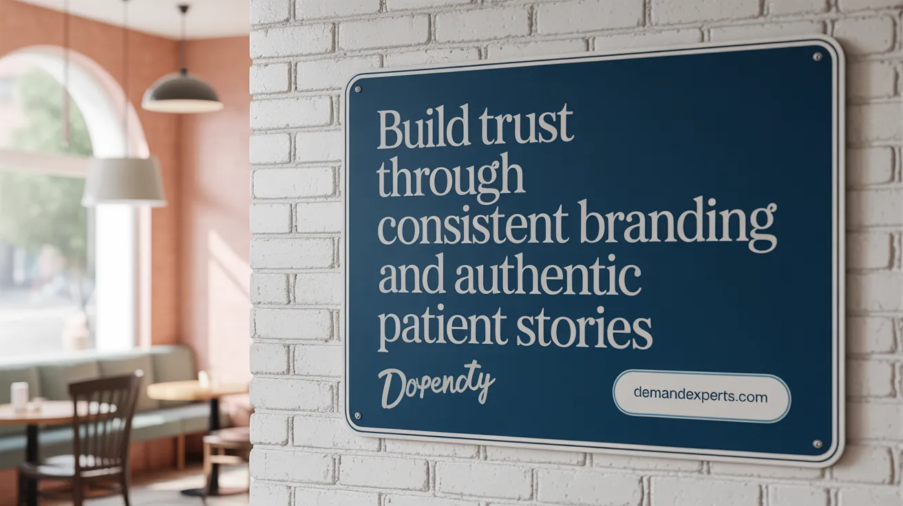 Build Trust Through Consistent Branding and Authentic Patient Stories