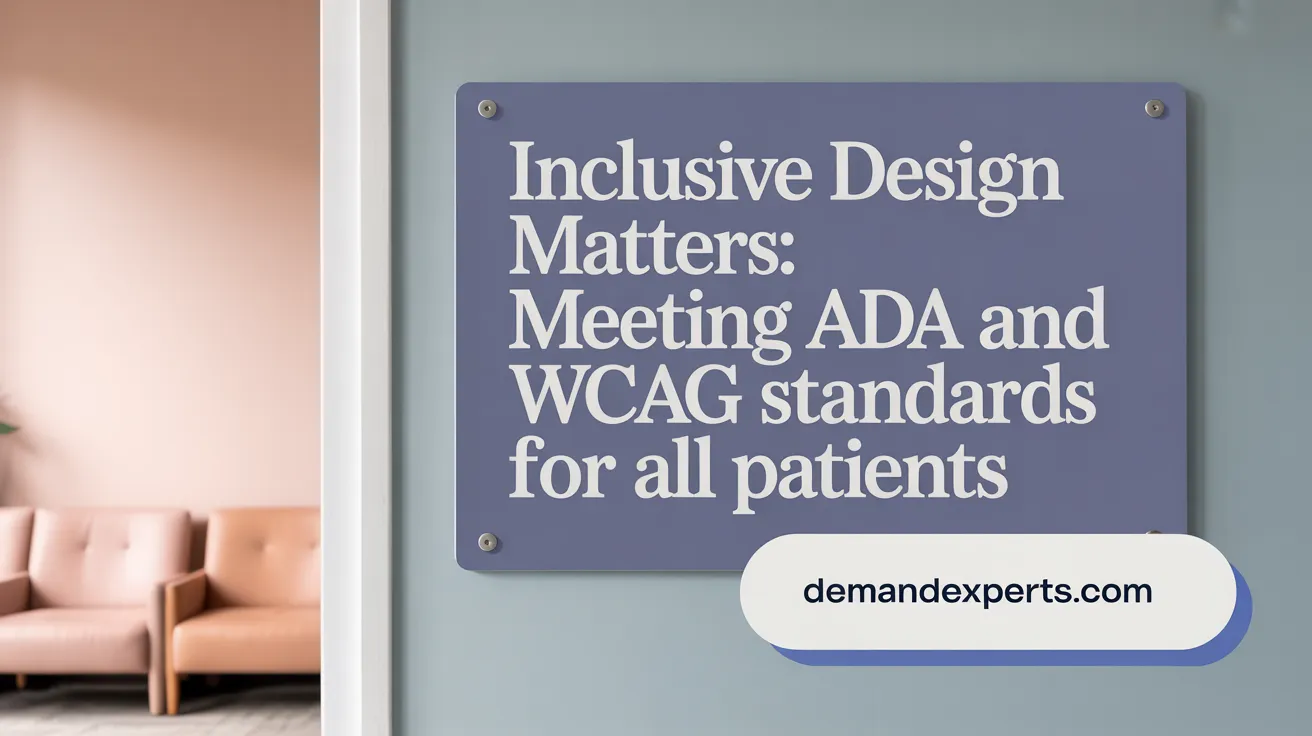 Inclusive Design Matters: Meeting ADA and WCAG Standards for All Patients
