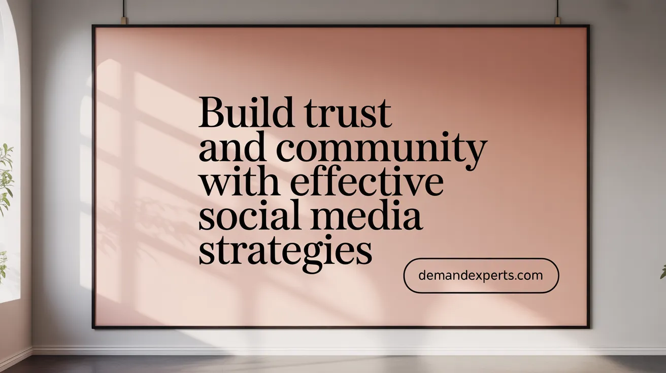 Build Trust and Community with Effective Social Media Strategies