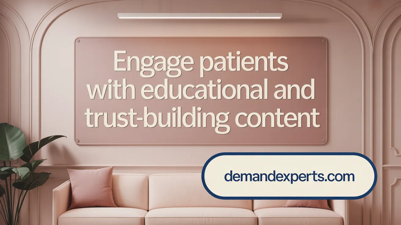 Engage Patients with Educational and Trust-Building Content