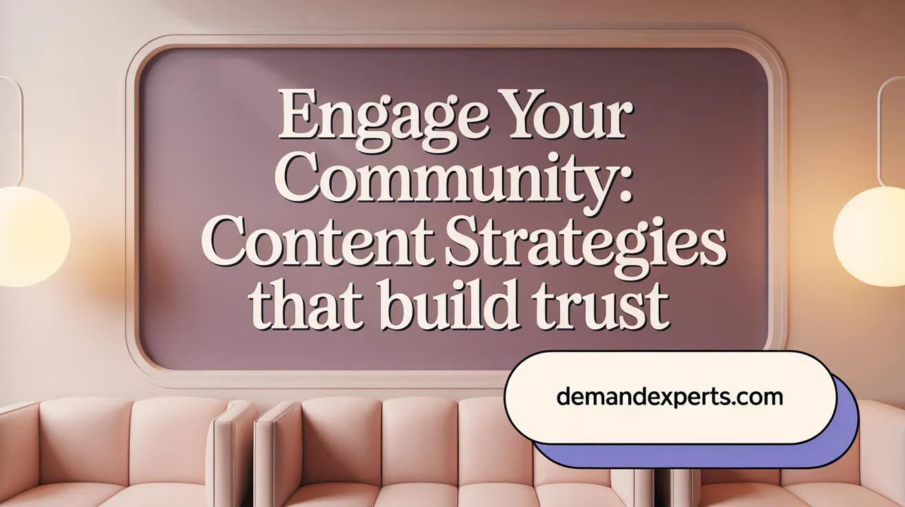 Engage Your Community: Content Strategies That Build Trust