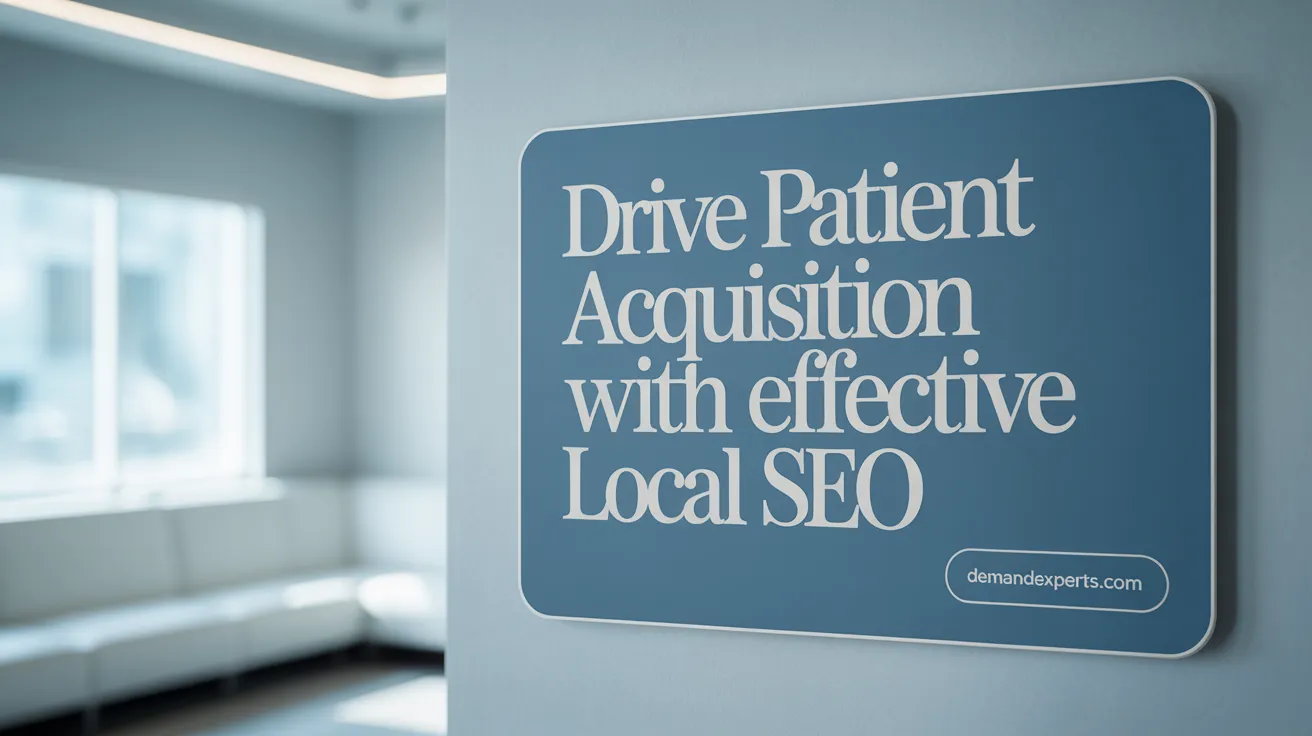 Drive Patient Acquisition with Effective Local SEO