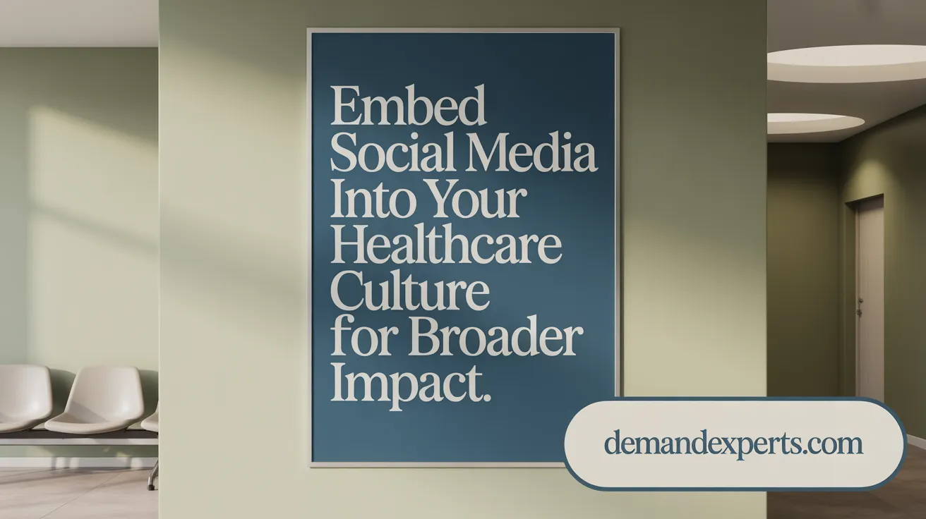 Embed Social Media into Your Healthcare Culture for Broader Impact