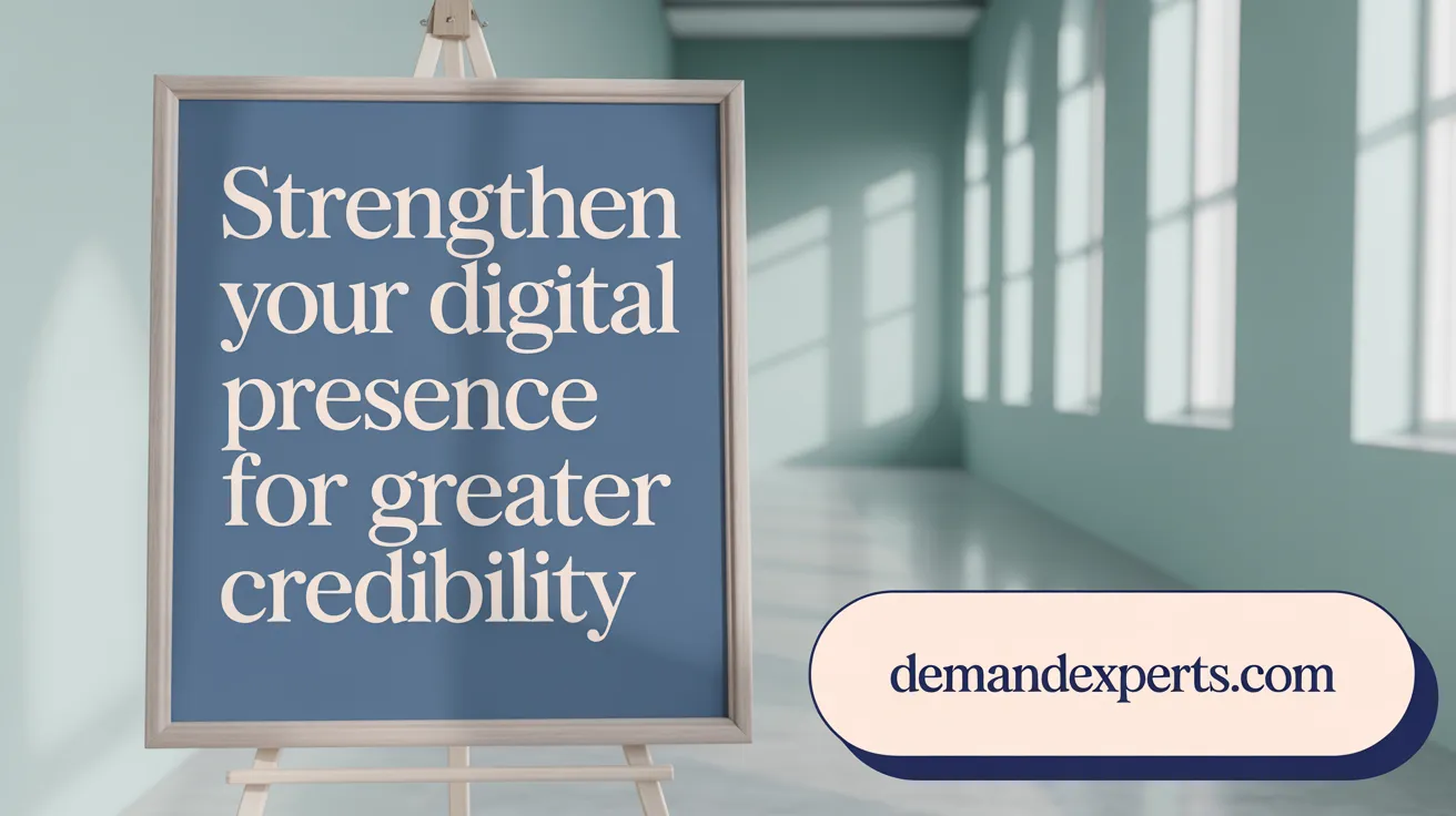 Strengthen Your Digital Presence for Greater Credibility