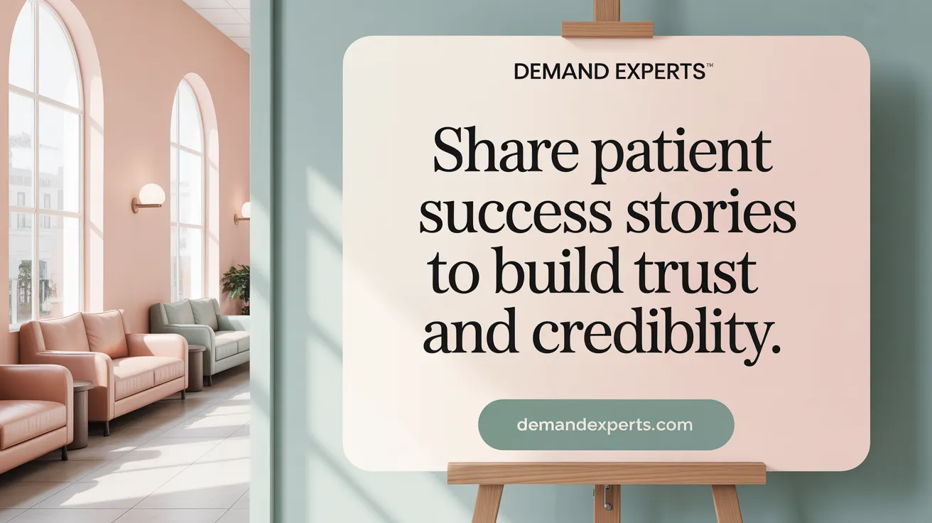 Share Patient Success Stories to Build Trust and Credibility