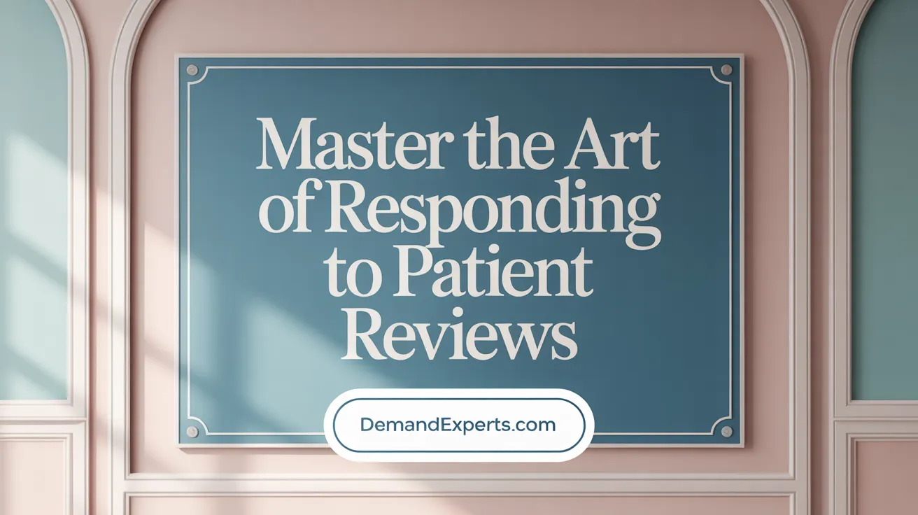 Master the Art of Responding to Patient Reviews