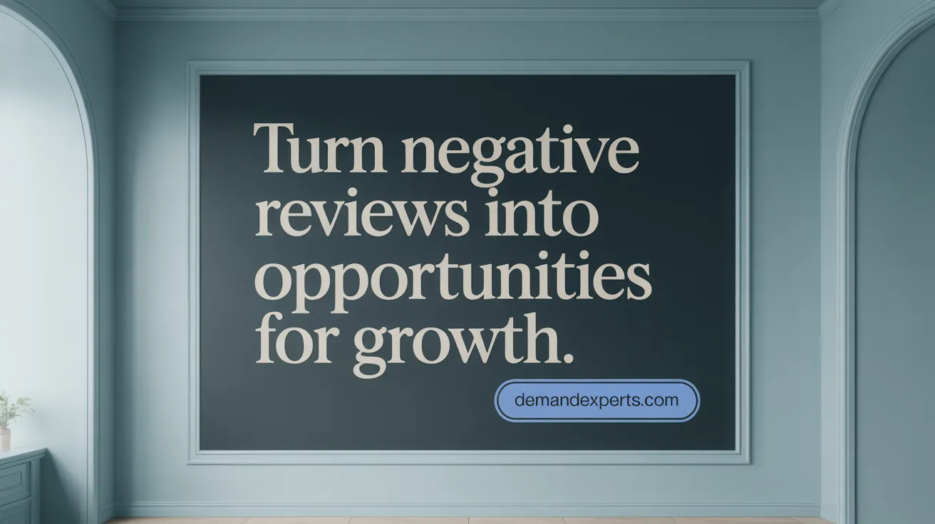 Turn Negative Reviews into Opportunities for Growth