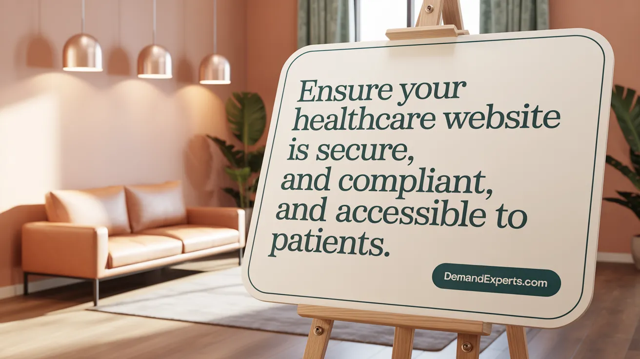 Ensure your healthcare website is secure, compliant, and accessible to all patients.