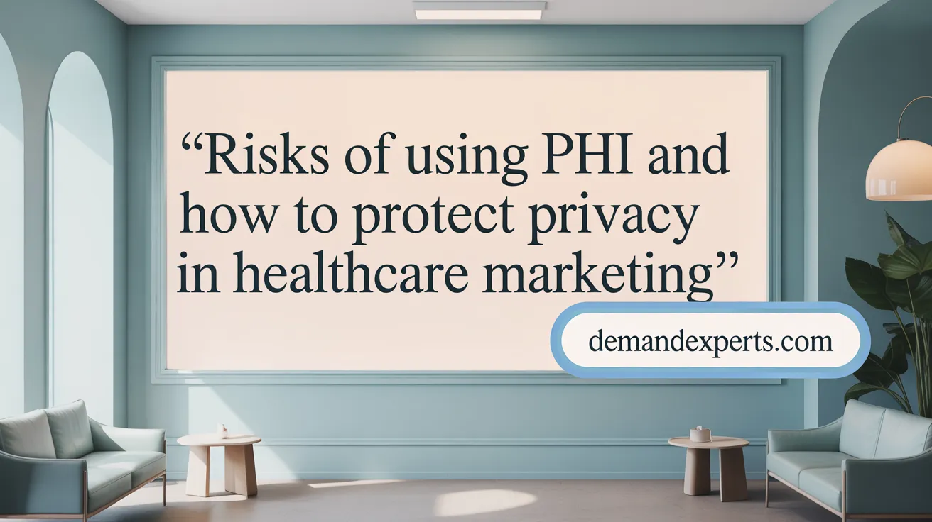 Risks of Using PHI and How to Protect Privacy in Healthcare Marketing