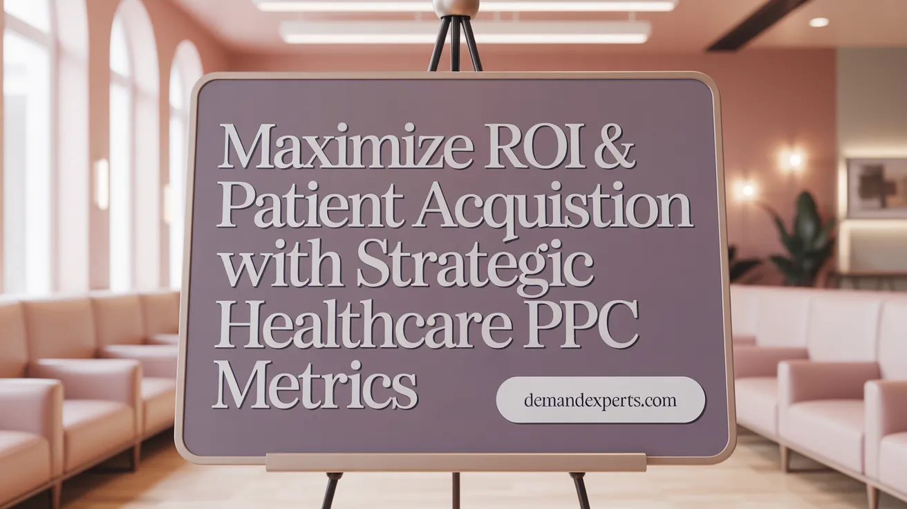 Maximize ROI &amp; Patient Acquisition with Strategic Healthcare PPC Metrics