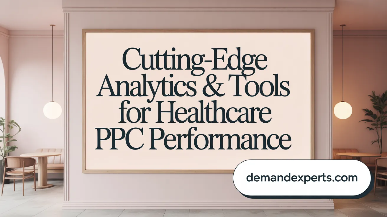 Cutting-Edge Analytics &amp; Tools for Healthcare PPC Performance