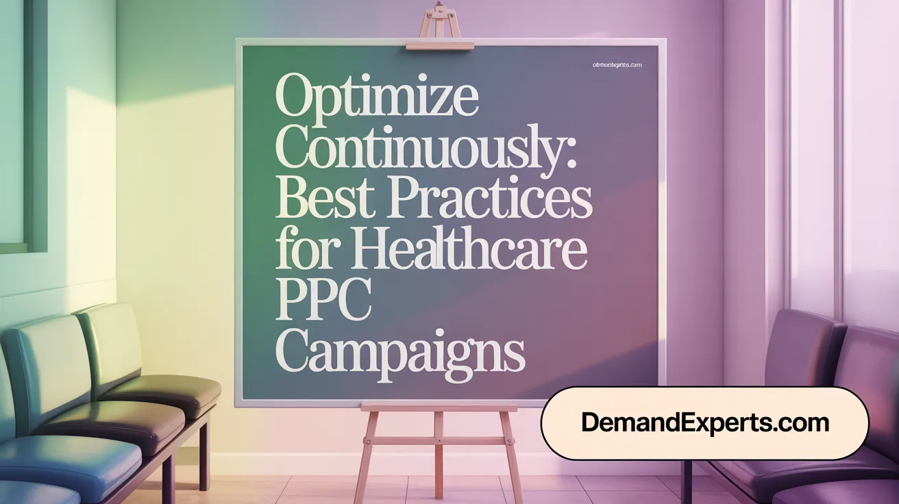 Optimize Continuously: Best Practices for Healthcare PPC Campaigns