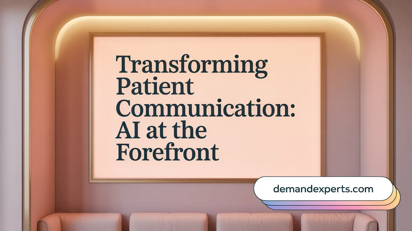 Transforming Patient Communication: AI at the Forefront