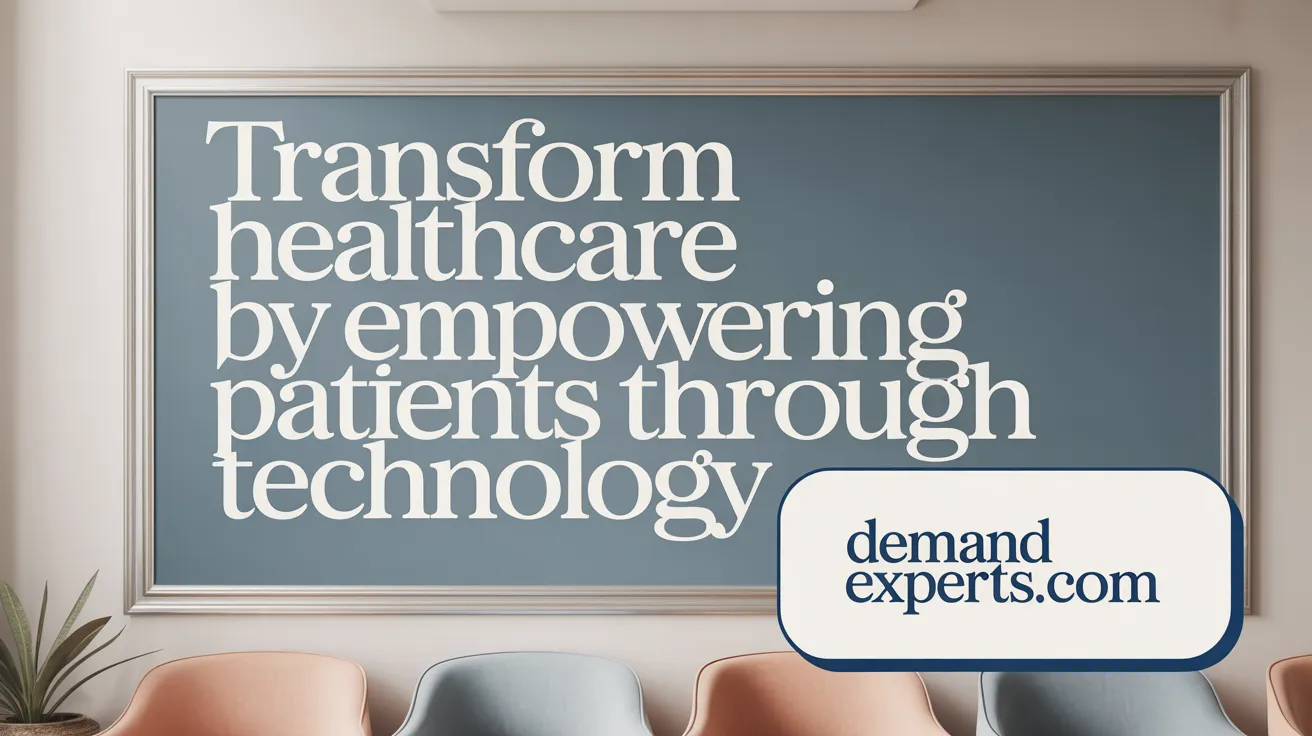 Transform Healthcare by Empowering Patients through Technology