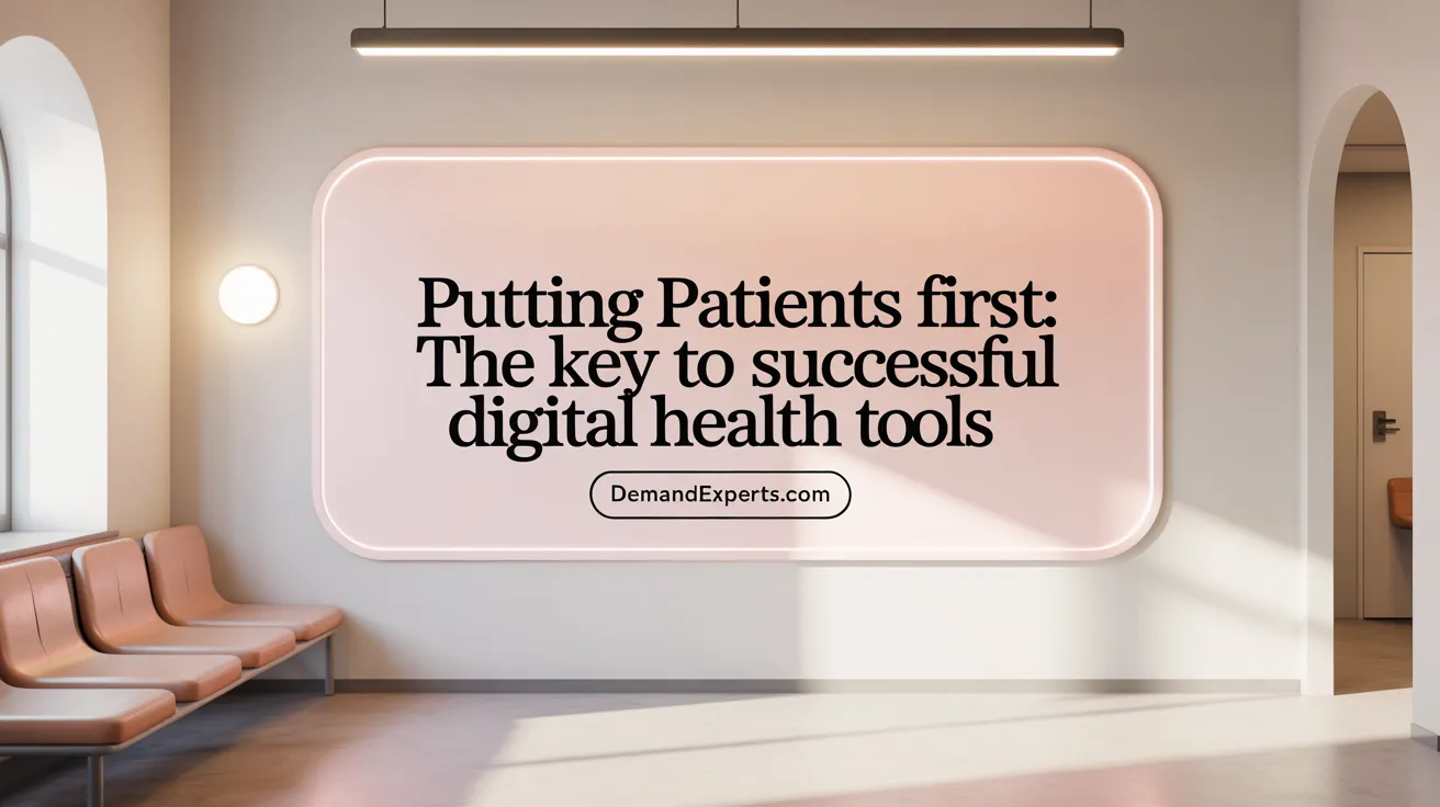 Putting Patients First: The Key to Successful Digital Health Tools