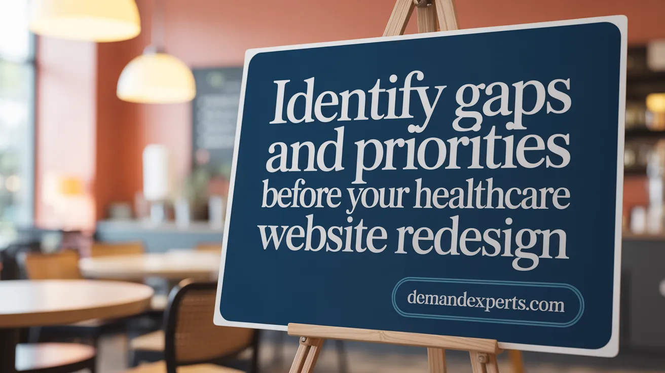 Identify Gaps and Priorities Before Your Healthcare Website Redesign