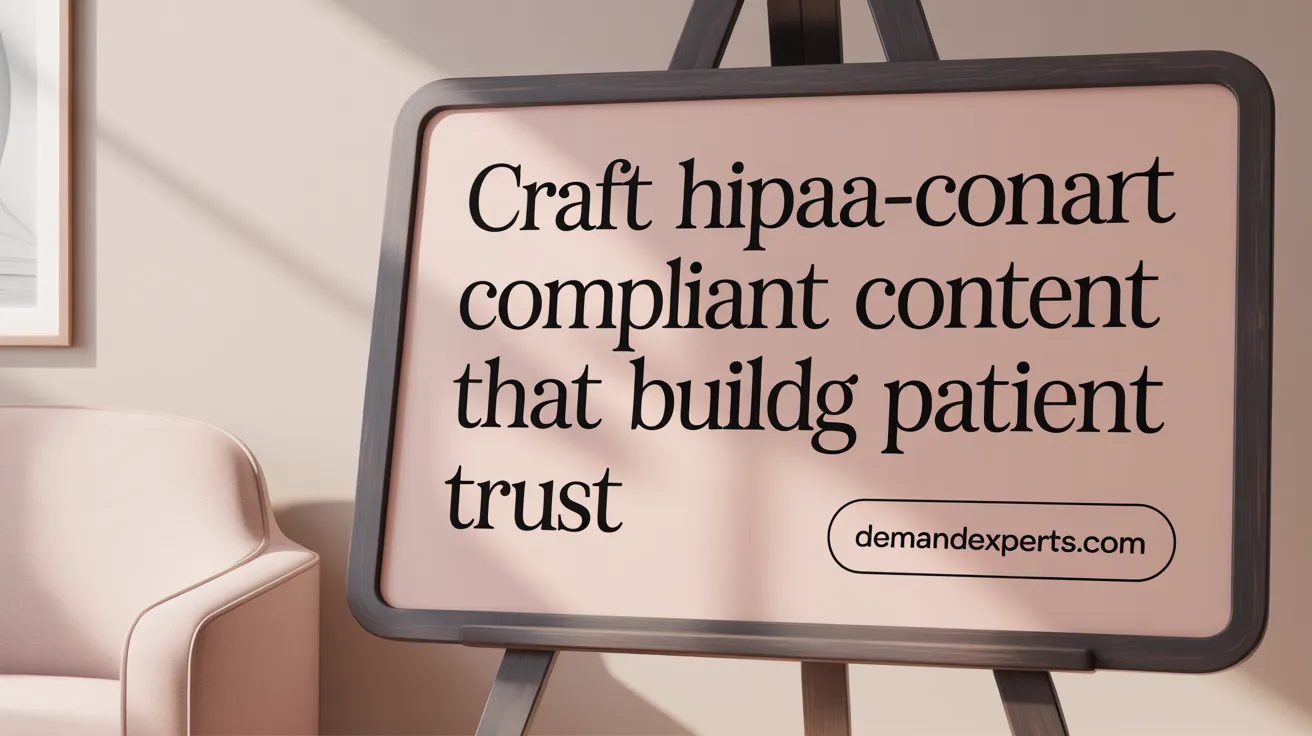 Craft HIPAA-Compliant Content That Builds Patient Trust
