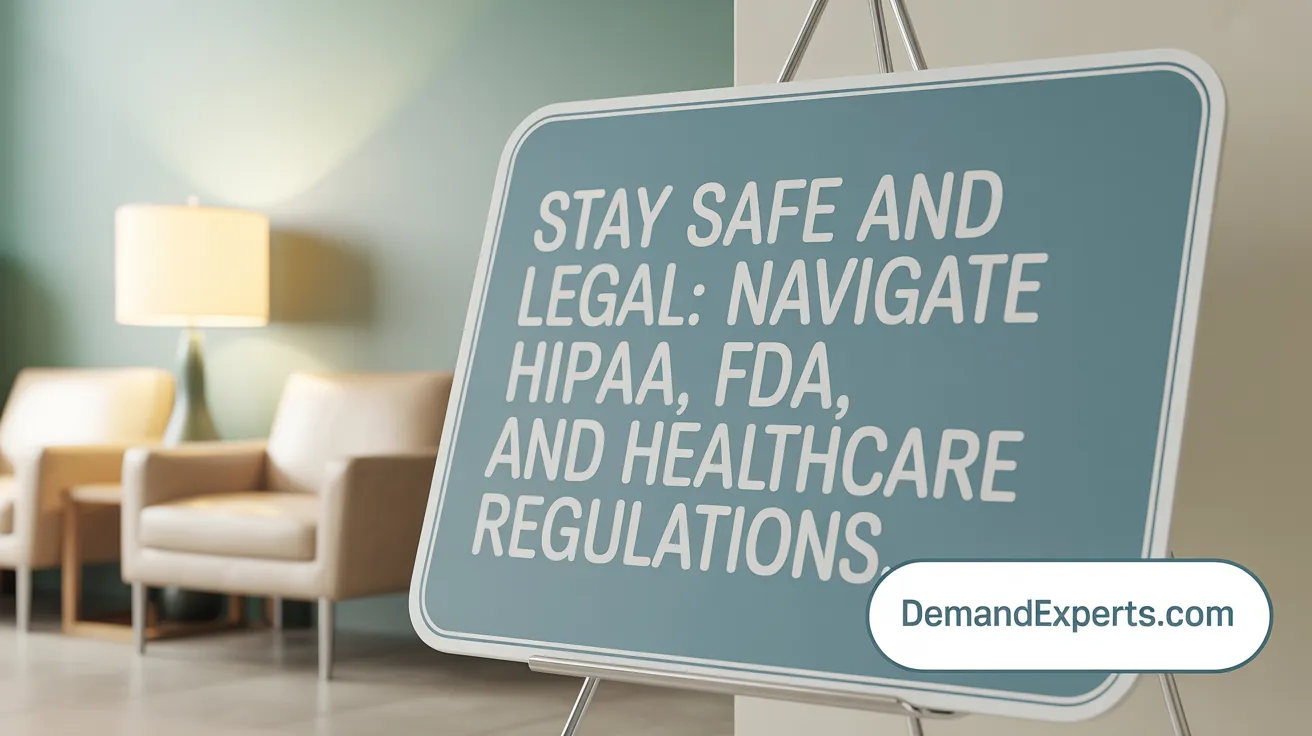 Stay Safe and Legal: Navigate HIPAA, FDA, and Healthcare Regulations