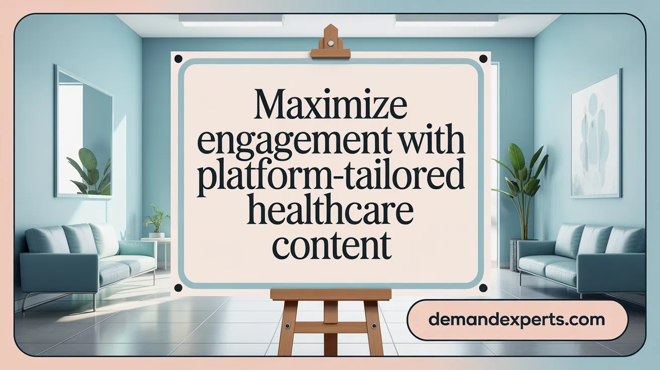 Maximize Engagement with Platform-Tailored Healthcare Content