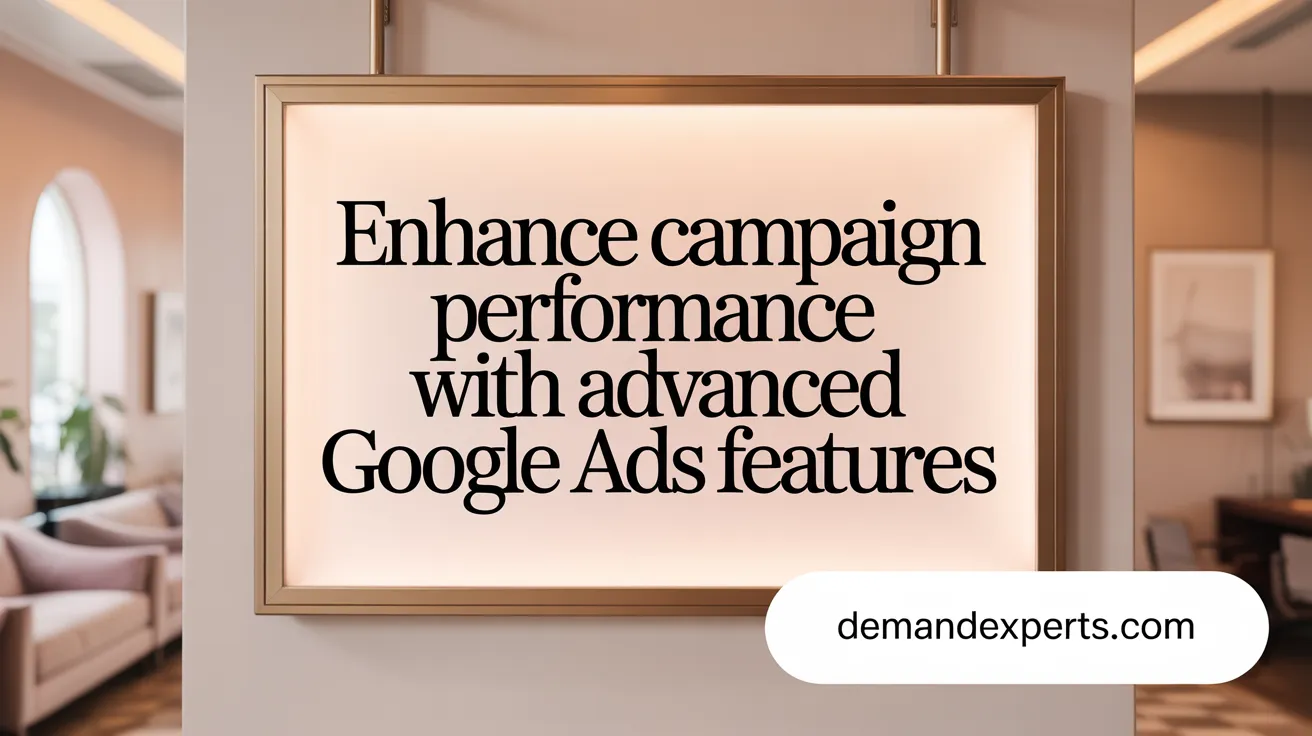 Enhance Campaign Performance with Advanced Google Ads Features