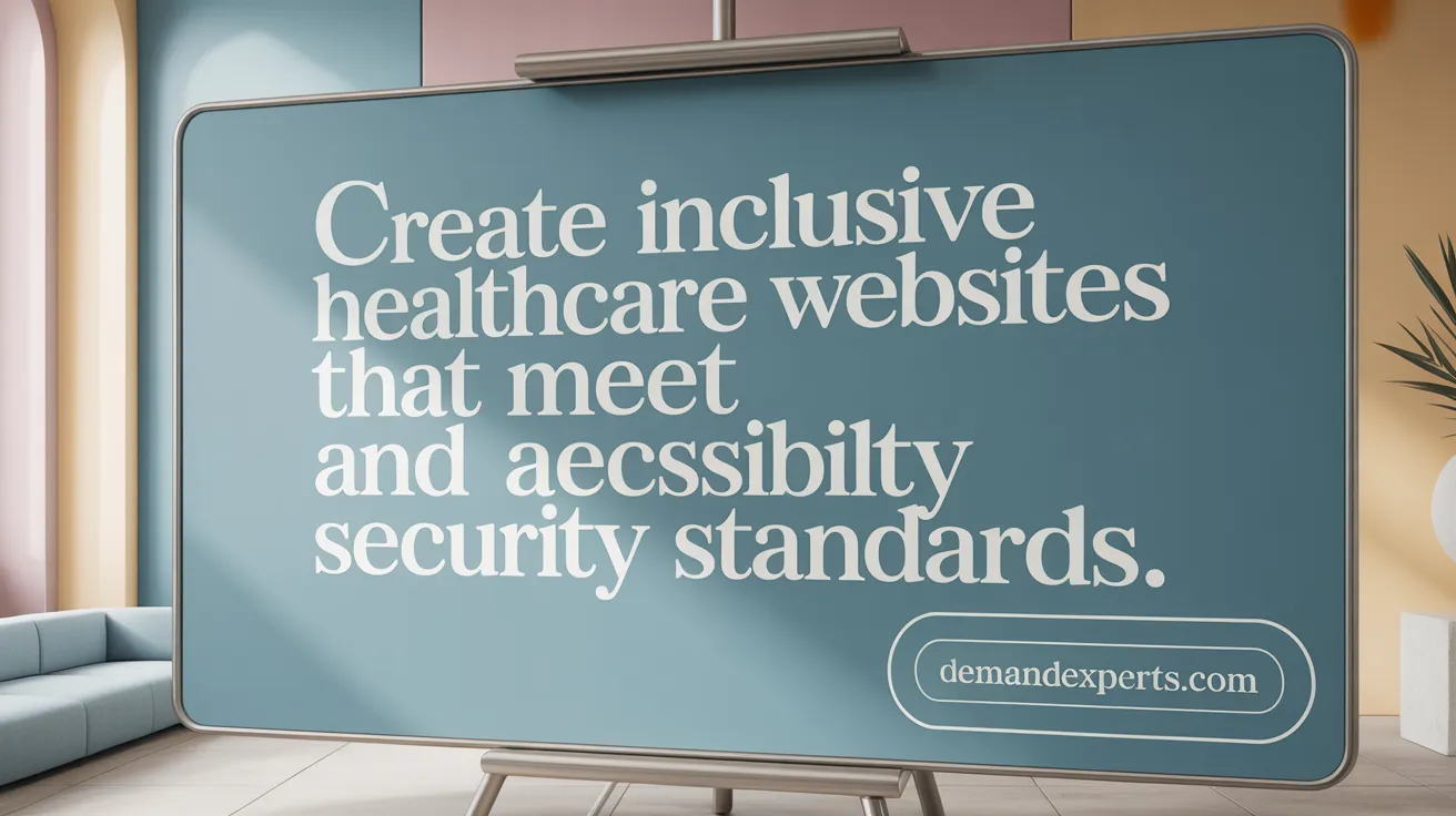 Create Inclusive Healthcare Websites that Meet Accessibility and Security Standards