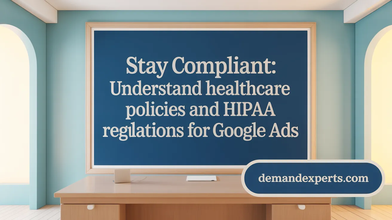 Stay Compliant: Understand Healthcare Policies and HIPAA Regulations for Google Ads