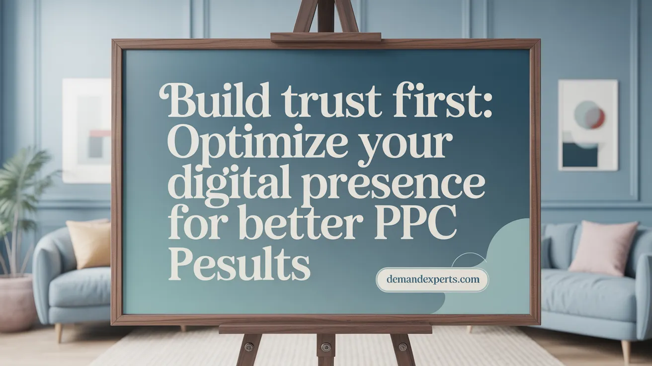 Build Trust First: Optimize Your Digital Presence for Better PPC Results