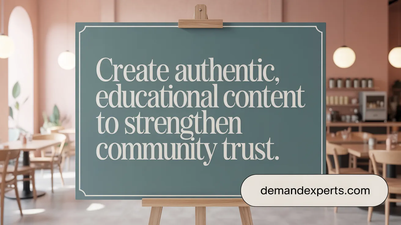 Create Authentic, Educational Content to Strengthen Community Trust