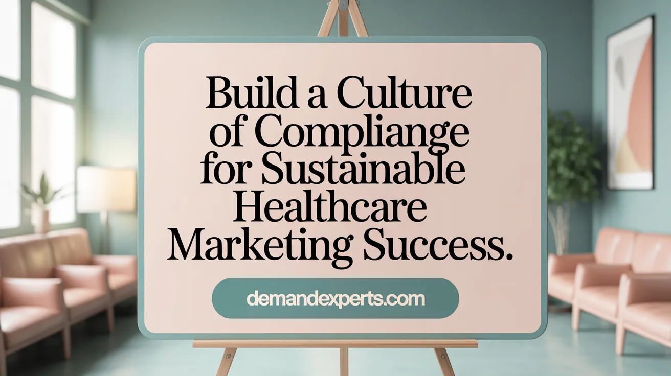Build a Culture of Compliance for Sustainable Healthcare Marketing Success