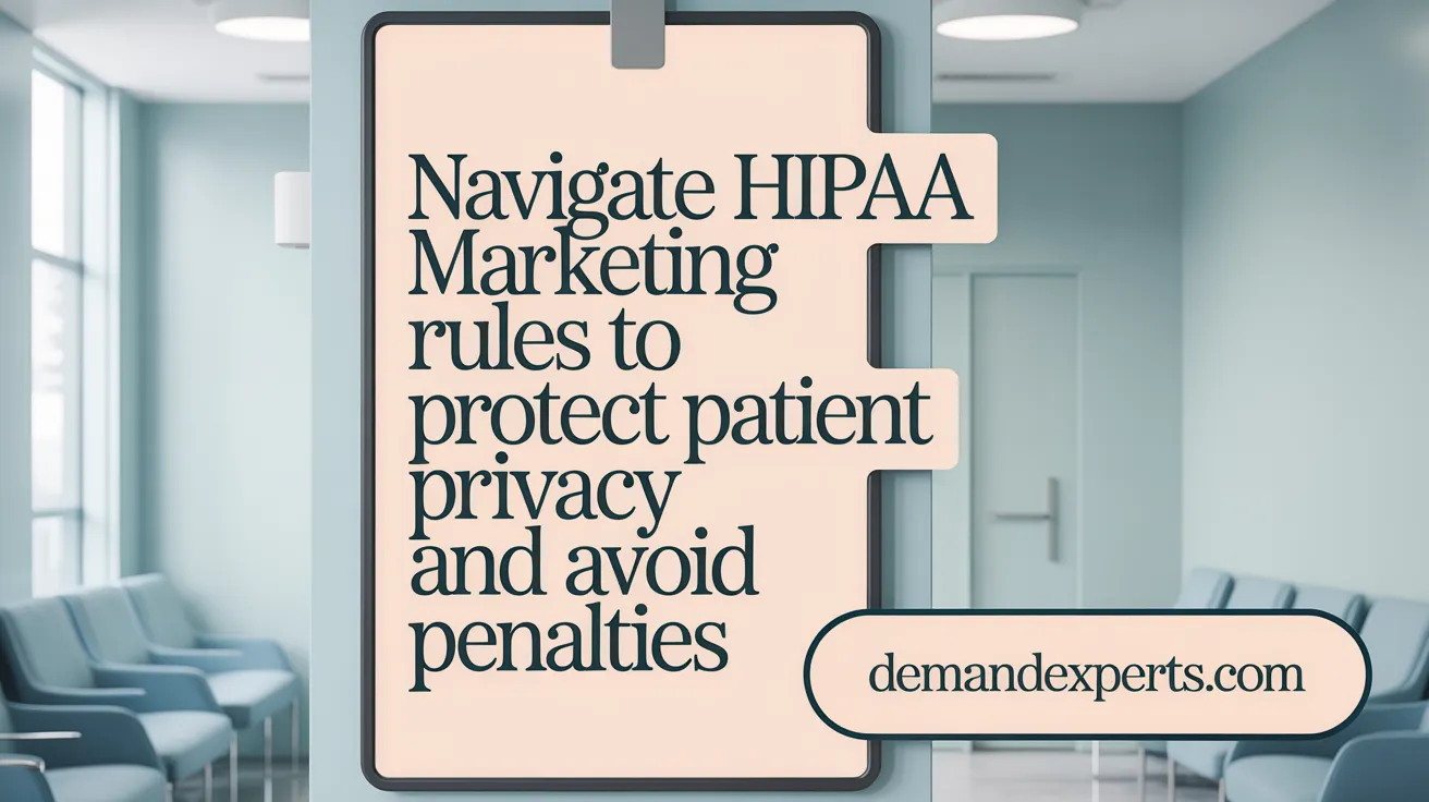 Navigate HIPAA Marketing Rules to Protect Patient Privacy and Avoid Penalties