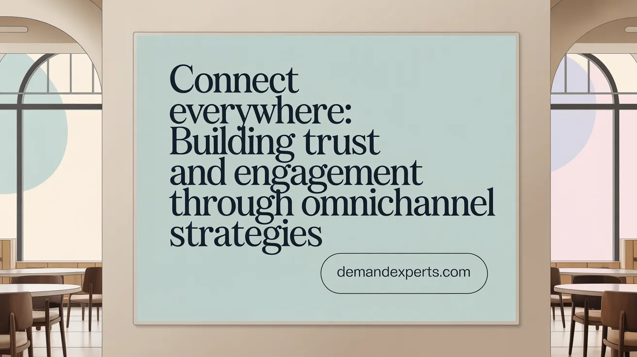 Connect Everywhere: Building Trust and Engagement Through Omnichannel Strategies